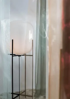 Pamono Oda Medium in White and Black Floor Lamp by Sebastian Herkner for Pulpo> Floor Lamps