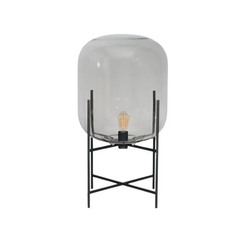 Discount Pamono Oda Medium Steel Grey Black Floor Lamp by Pulpo