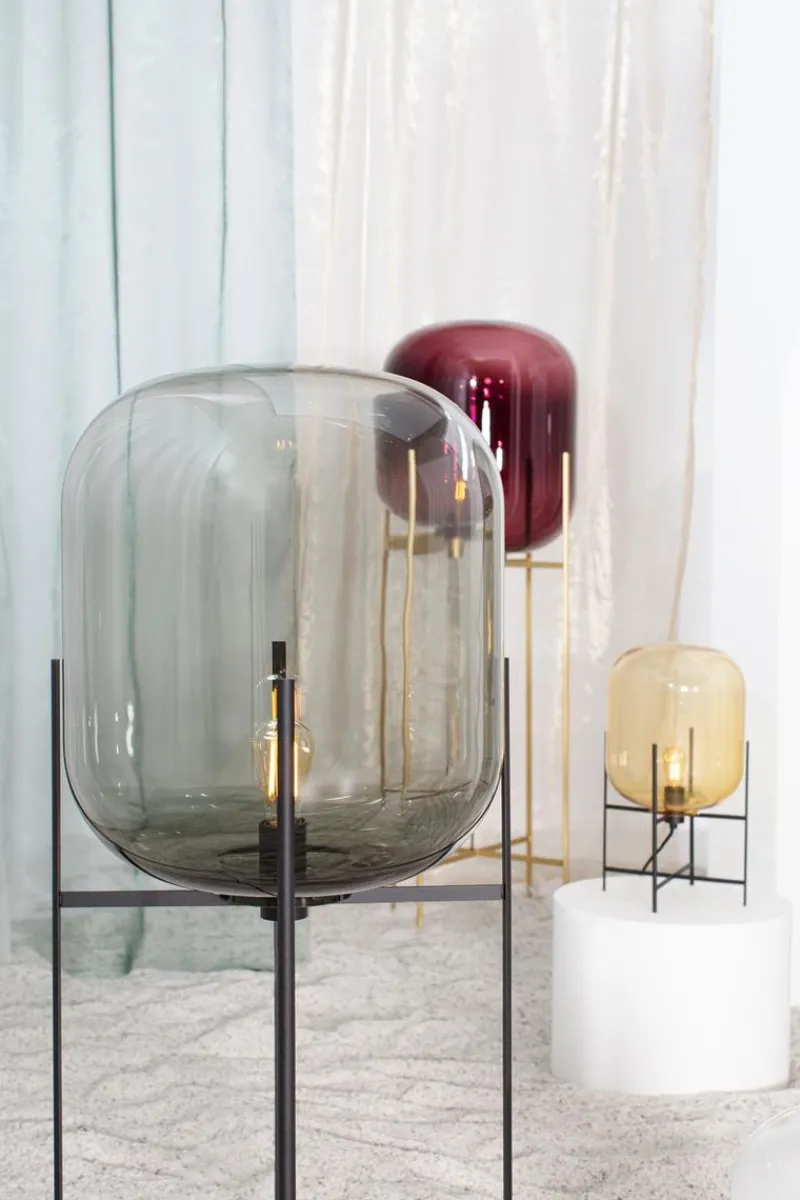 Pamono Oda Small in Amber and Black by Sebastian Herkner for Pulpo> Table Lamps