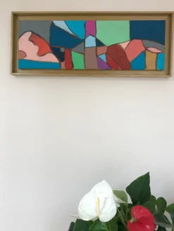 Pamono Odile Trampont / Baltran, Point Central Ciel, Acrylic on Canvas> Painting