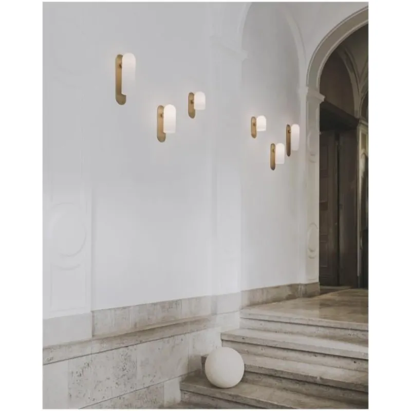 Hot Pamono Odyssey MD Brass Wall Sconce by Schwung