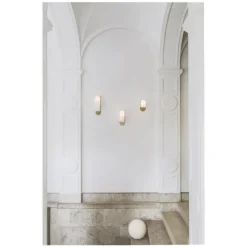 Pamono Odyssey SM Brass Wall Sconce by Schwung><noscript><img width=