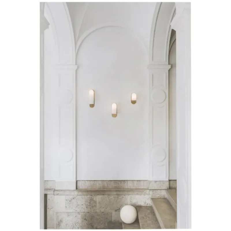 Pamono Odyssey SM Brass Wall Sconce by Schwung> Wall Lights & Sconces