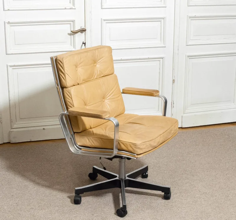 Pamono Office Chair attributed to Karl-Erik Ekselius for JOC Möbel, Vetlanda, Sweden, 1960s
