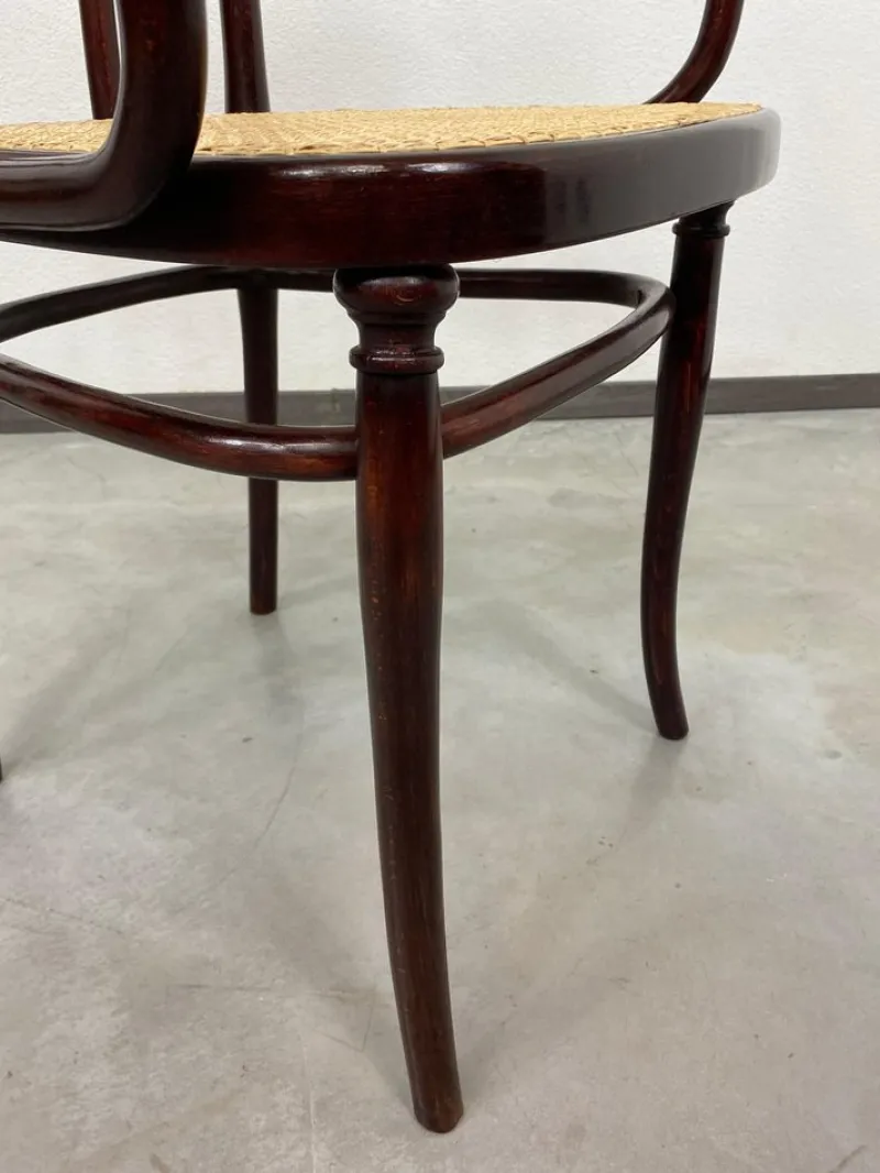 Hot Pamono Office Chair with Rattan Seat from Thonet, 1890s