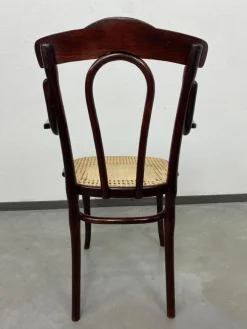 Hot Pamono Office Chair with Rattan Seat from Thonet, 1890s