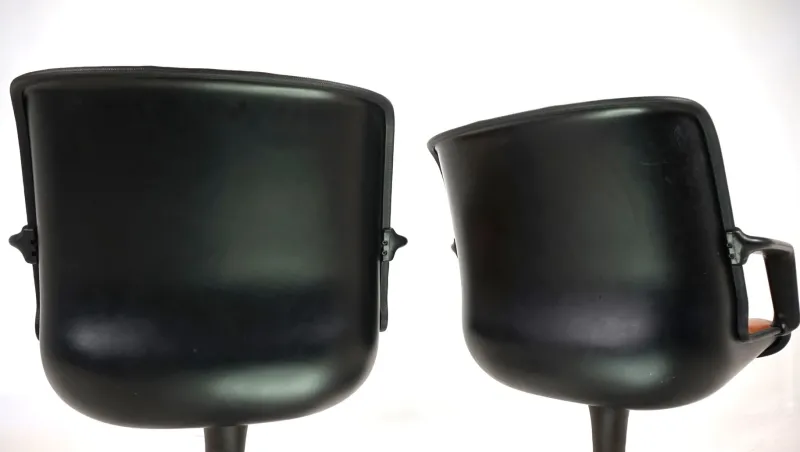 Pamono Office Chairs by Burkhard Vogtherr for Fröscher, 1970s, Set of 2> Office Chairs