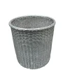 Pamono Office Trash Can attributed to Maria Pergay, 1970s> Trunks Crates & Baskets