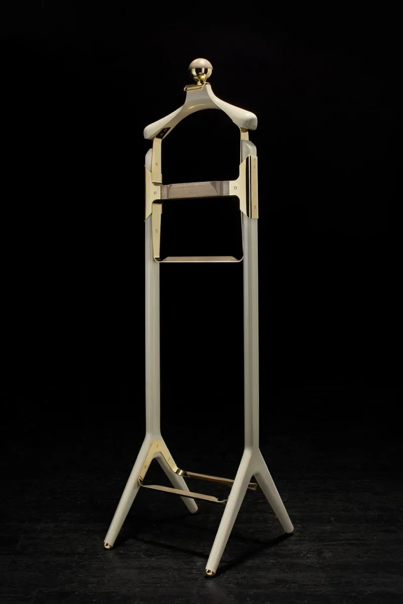 Pamono Off-White Permanent Style Valet Stand by Honorific> Racks, Hooks & Valets