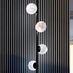 Pamono Ofione Freedom Green Metal Floor Lamp by Alabastro Italiano><noscript><img width=