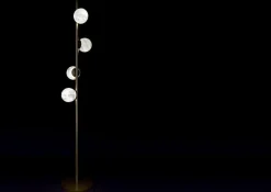 Pamono Ofione Freedom Green Metal Floor Lamp by Alabastro Italiano><noscript><img width=