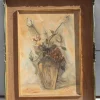 Pamono Oil Painting by T. Rossi, 1940s> Mid-Century