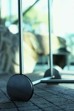 Pamono Ok! Black Cocktail Serving Bar Trolley in Chromed Finish from BD Barcelona> Storage