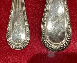 Pamono Olier and Caron Cutlery Set in Sterling Silver, Set of 183><noscript><img width=