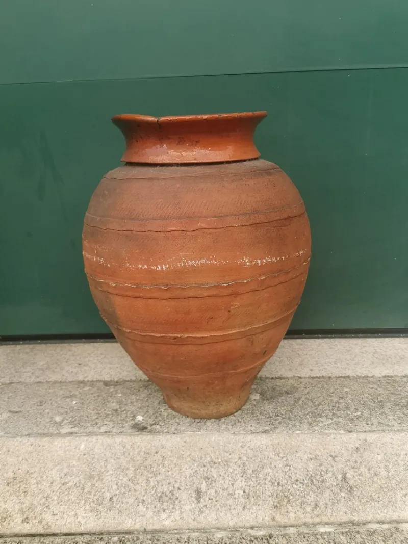 Pamono Olive Oil Pot, 1890s> Garden Accessories