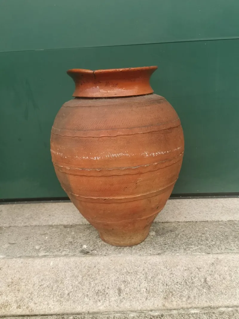 Pamono Olive Oil Pot, 1890s> Garden Accessories