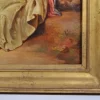 Pamono Olivier O (French 19th Century) “Woman Languid in a Garden” Oil on Canvas Signed and Dated 1865> Impressionist