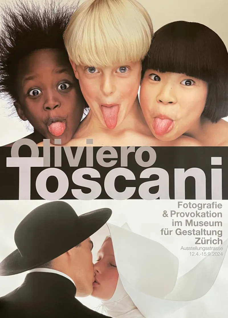 Pamono Oliviero Toscani, Fotografie und Provokation Exhibition Poster, 2024, Print> Posters