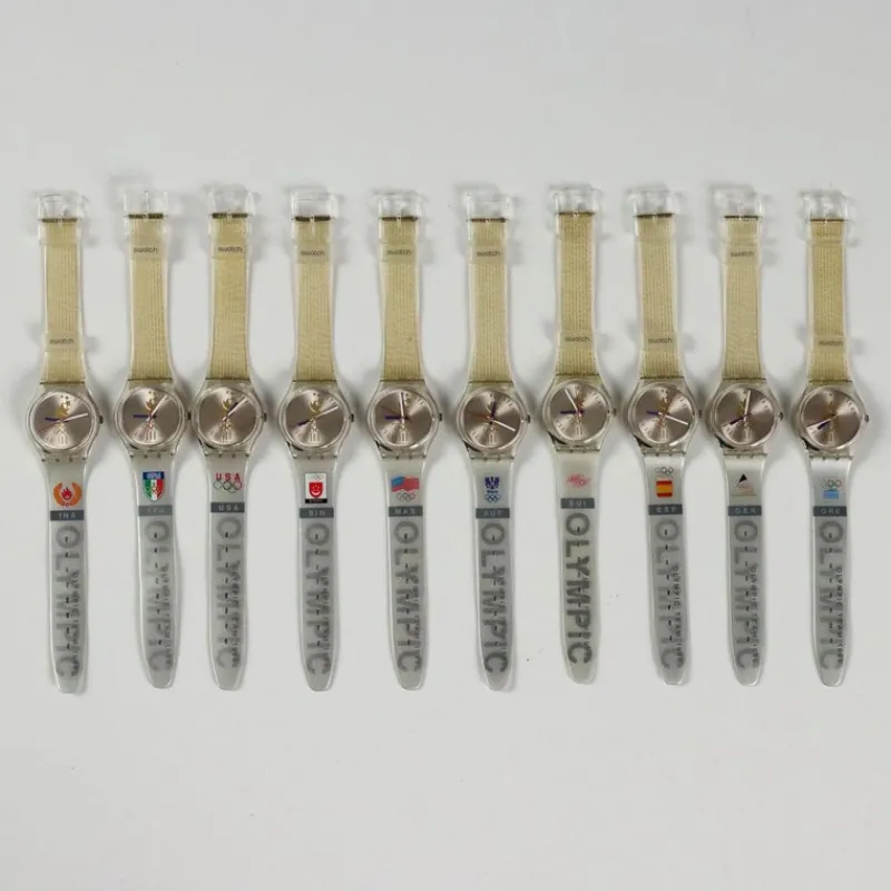 Pamono Olympic Team Watches from Swatch, Set of 10> Watches