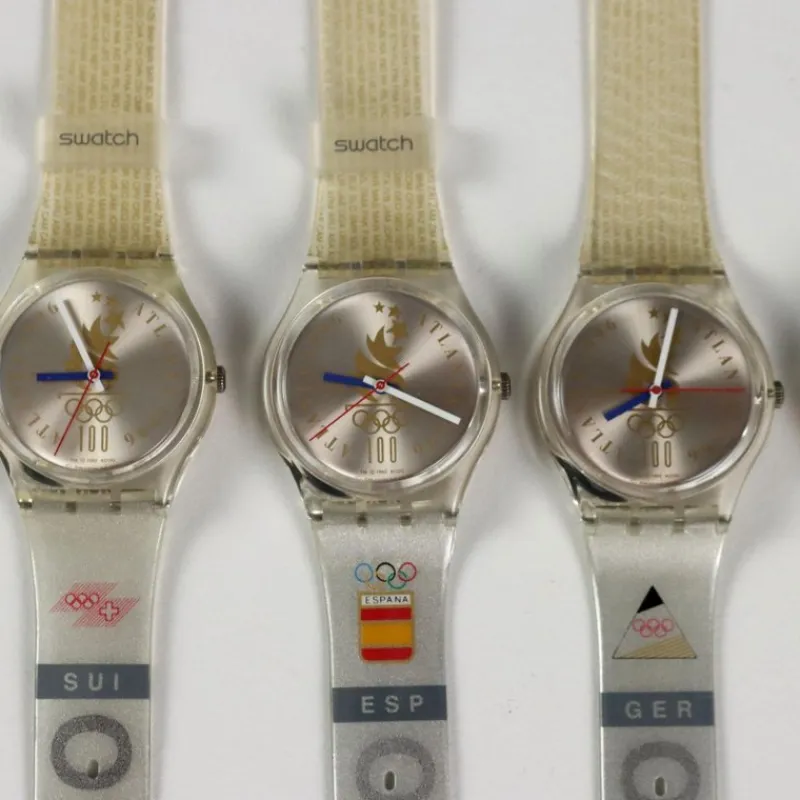 Pamono Olympic Team Watches from Swatch, Set of 10> Watches