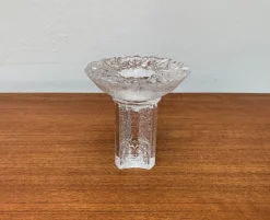 Pamono Olympics Glass Candle Holder by Lars Hellsten for Orrefors, Sweden, 1984><noscript><img width=