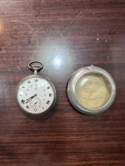 New Pamono Omega Pocket Watch in Silver