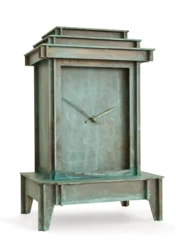 Hot Pamono One More Time Clock in Patinated Brass by Kiki van Eijk & Joost van Bleiswijk The Exceptional