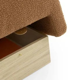 Pamono Onigiri Wool and Oak Pouf by Morica Design><noscript><img width=