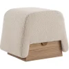 Discount Pamono Onigiri Wool and Walnut Pouf by Morica Design