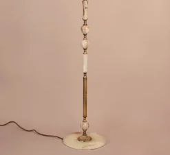 Pamono Onyx and Brass Floor Lamp by Marmo Lusso> Floor Lamps