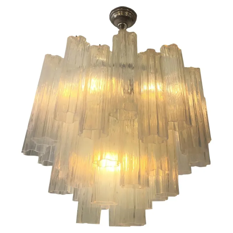 Pamono Opal Tronchi Chandelier in Murano Glass by Simoeng> Ceiling Lights