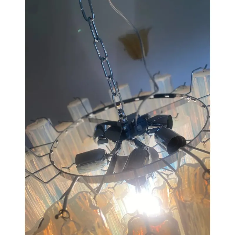 Pamono Opal Tronchi Chandelier in Murano Glass by Simoeng> Ceiling Lights