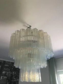 Pamono Opal Trunks Murano Glass Chandelier from Murano> Ceiling Lights