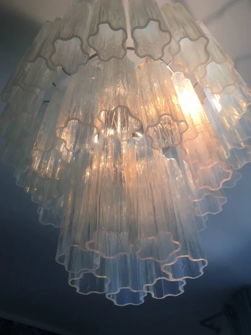 Pamono Opal Trunks Murano Glass Chandelier from Murano> Ceiling Lights