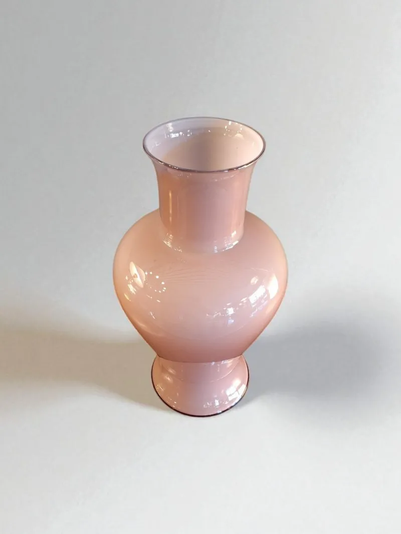 New Pamono Opalino Vase by Paolo Venini for Venini, Italy, 1950s