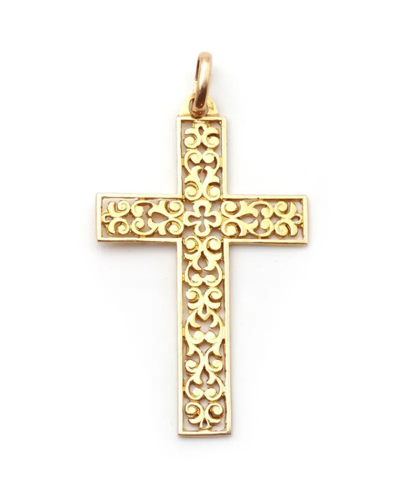 Pamono Openwork Religious Cross Pendant> Necklaces