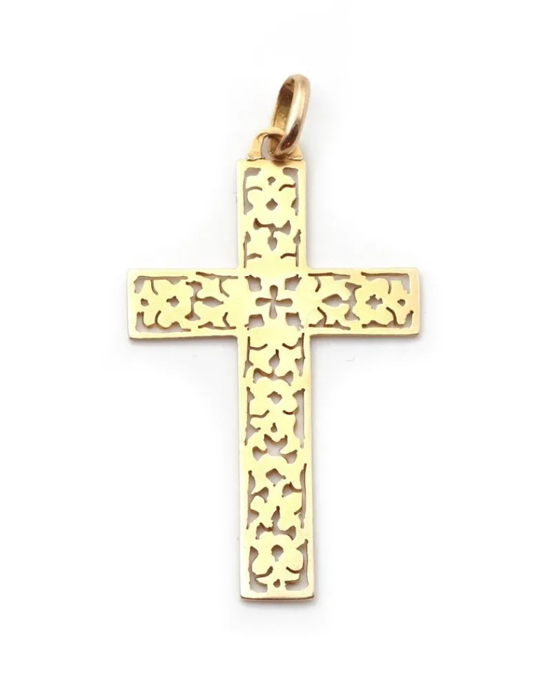 Pamono Openwork Religious Cross Pendant> Necklaces