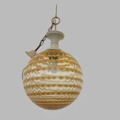 Pamono Optical Glass Chandelier, 1970s> Ceiling Lights