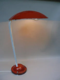 Discount Pamono Orange and Light Beige Outdoor Mushroom Lamp from Bega, 1950s