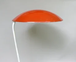 Discount Pamono Orange and Light Beige Outdoor Mushroom Lamp from Bega, 1950s