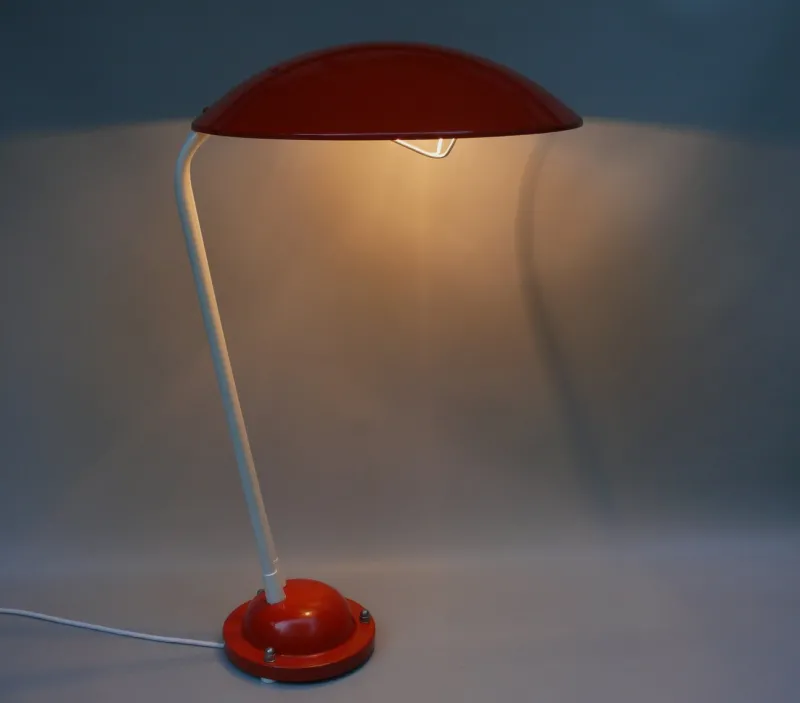 Pamono Orange and Light Beige Outdoor Mushroom Lamp from Bega, 1950s> Garden Lighting