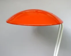 Pamono Orange and Light Beige Outdoor Mushroom Lamp from Bega, 1950s><noscript><img width=