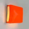 Pamono Orange Cnosso Wall Lamp by Angelo Mangiarotti for Artemide, 1960s> Wall Lights & Sconces