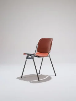 Pamono Orange DSC 106 Stacking Chair by Giancarlo Piretti for Castelli / Anonima Castelli, 1970s> Office Chairs