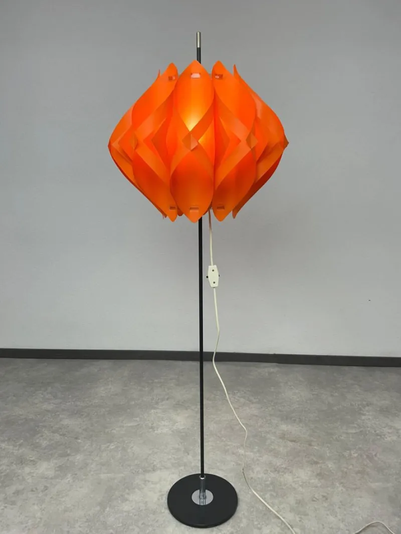 Best Pamono Orange Floor Lamp by Milanda Havlova, 1970s