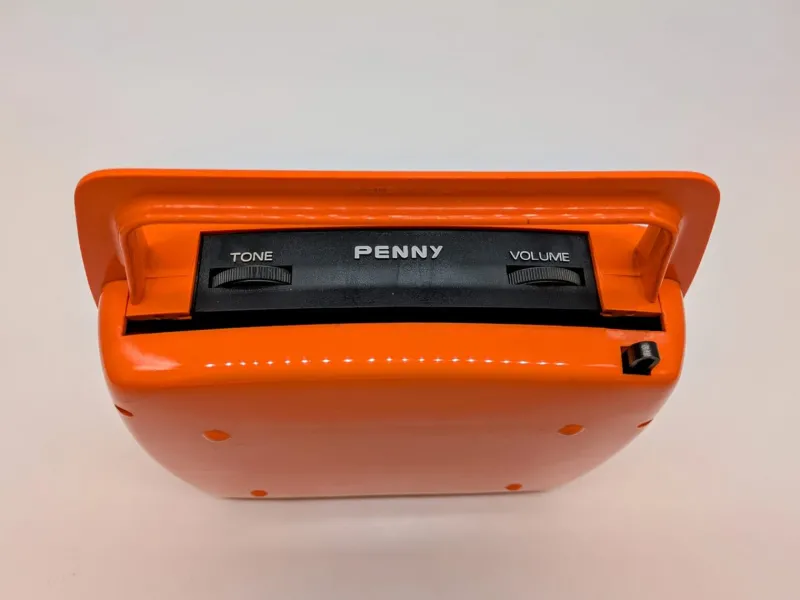Pamono Orange Penny Record Player by Mario Bellini for MusicalNastro. Italy, 1980s> Electronics