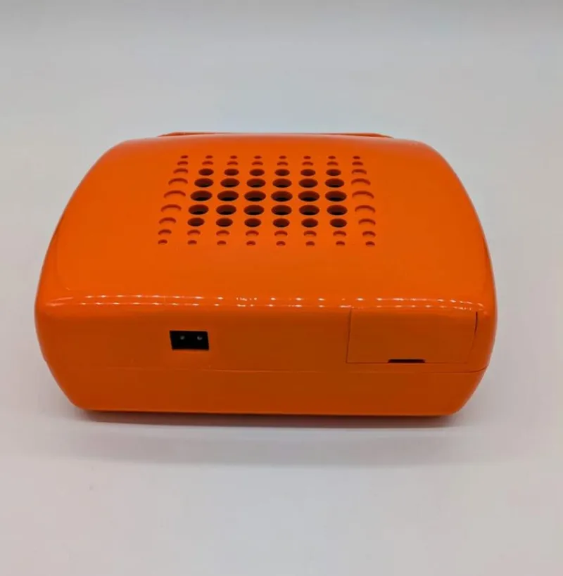 Pamono Orange Penny Record Player by Mario Bellini for MusicalNastro. Italy, 1980s> Electronics