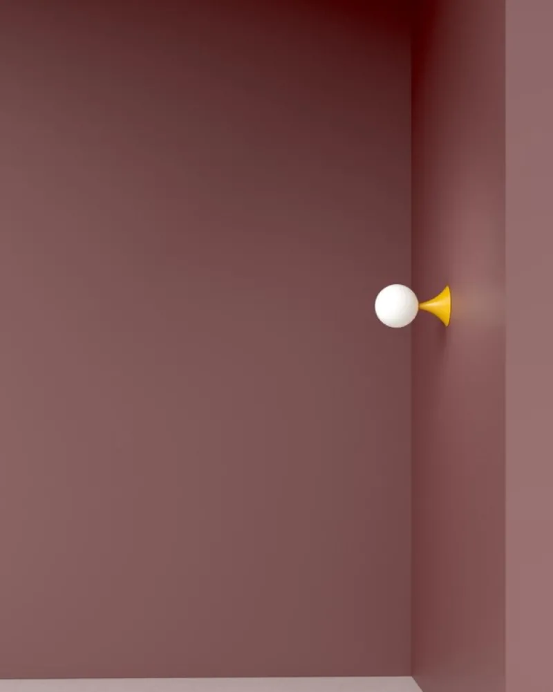 Pamono Orange Yellow Asymptote Wall Light by Atelier Areti> Wall Lights & Sconces
