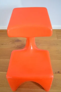 Hot Pamono Orange Zocker Children's Chair by Luigi Colani for Top System Burkhard Lübke, 1971