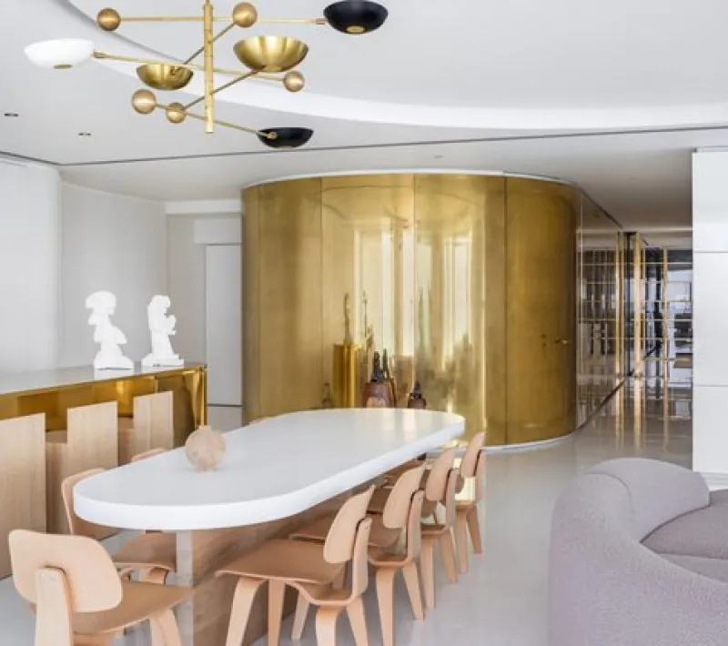 Pamono Orbitale Brass Chandelier by Silvio Piattelli> Ceiling Lights